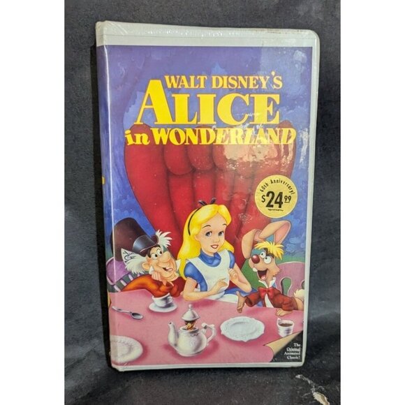 Walt Disney's Alice In Wonderland VHS Classic Animation sealed READ - Picture 1 of 8
